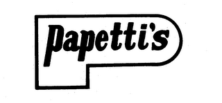 PAPETTI'S trademark