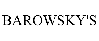 BAROWSKY'S trademark