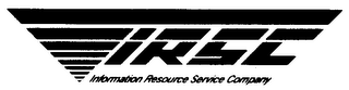 IRSC INFORMATION RESOURCE SERVICE COMPANY