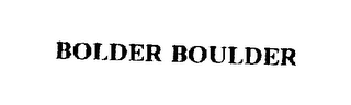 BOLDER BOULDER trademark
