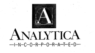 A ANALYTICA -I-N-C-O-R-P-O-R-A-T-E-D-