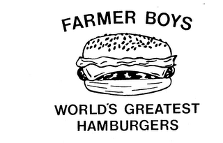 FARMER BOYS WORLD'S GREATEST HAMBURGERS