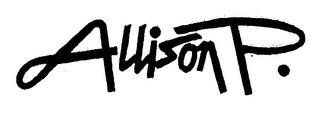 ALLISON P. trademark