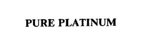 PURE PLATINUM trademark