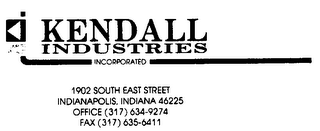 KENDALL INDUSTRIES INCORPORATED