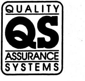 QS QUALITY ASSURANCE SYSTEMS