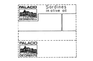 PALACIO DE ORIENTE BRAND SARDINES IN OLI