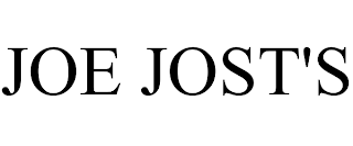 JOE JOST'S trademark