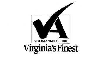 VIRGINIA AGRICULTURE VIRGINIA'S FINEST