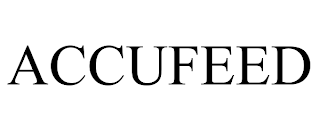 ACCUFEED trademark