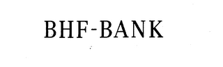 BHF-BANK trademark