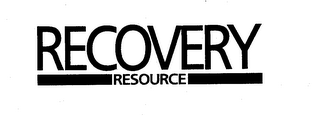 RECOVERY RESOURCE trademark