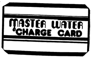 MASTER WATER CHARGE CARD