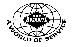 OVERNITE A WORLD OF SERVICE