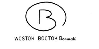 B WOSTOK BOCTOK BOCMOK