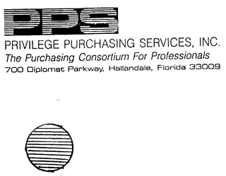 PPS PRIVILEGE PURCHASING SERVICES, INC. THE PURCHASING CONSORTIUM FOR PROFESSIONALS