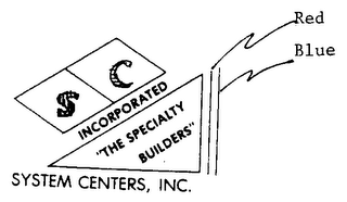 SC INCORPORATED "THE SPECIALTY BUILDERS" SYSTEM CENTERS, INC.