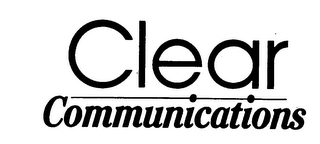 CLEAR COMMUNICATIONS