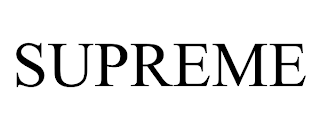 SUPREME trademark