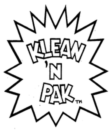 KLEAN 'N PAK
