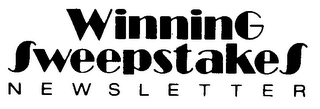 WINNING SWEEPSTAKES NEWSLETTER