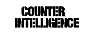 COUNTER INTELLIGENCE