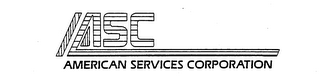 ASC AMERICAN SERVICES CORPORATION trademark