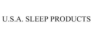 U.S.A. SLEEP PRODUCTS trademark
