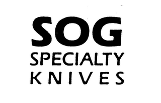 SOG SPECIALTY KNIVES