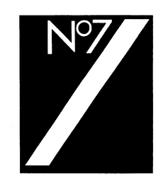 NO 7 trademark