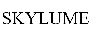 SKYLUME trademark