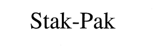 STAK-PAK trademark