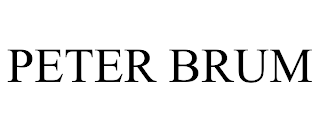 PETER BRUM trademark