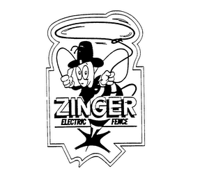 ZINGER ELECTRIC FENCE trademark