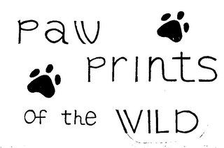 PAW PRINTS OF THE WILD trademark
