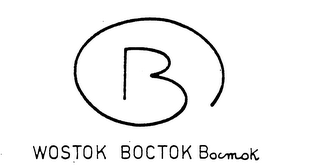 B WOSTOK BOCTOK BOCMOK