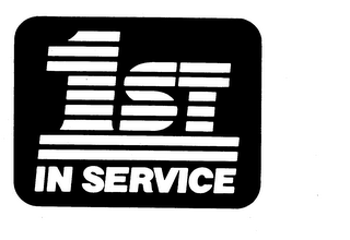 1ST IN SERVICE trademark