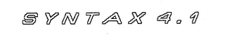 SYNTAX 4.1 trademark