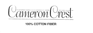 CAMERON CREST 100% COTTON FIBER