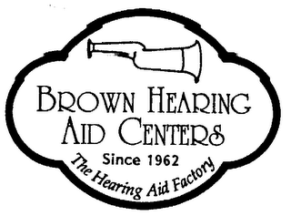 BROWN HEARING AID CENTERS SINCE 1962 THE