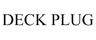 DECK PLUG trademark