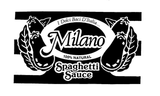 MILANO I DOLCI BACI D'ITALIA...100% NATURAL SPAGHETTI SAUCE