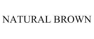 NATURAL BROWN trademark