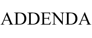 ADDENDA trademark