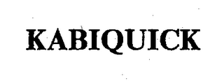 KABIQUICK trademark