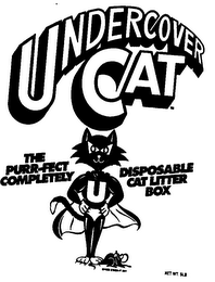 UNDERCOVER CAT THE PURR-FECT COMPLETELY DISPOSABLE CAT LITTER BOX