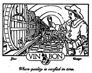 VIN BON WHERE QUALITY IS VERIFIED IN TIME.