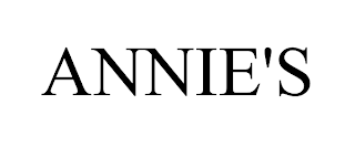 ANNIE'S trademark