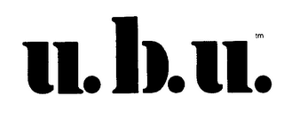 U.B.U. trademark