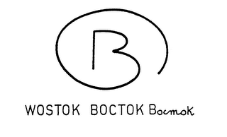 B WOSTOK BOCTOK BOCMOK